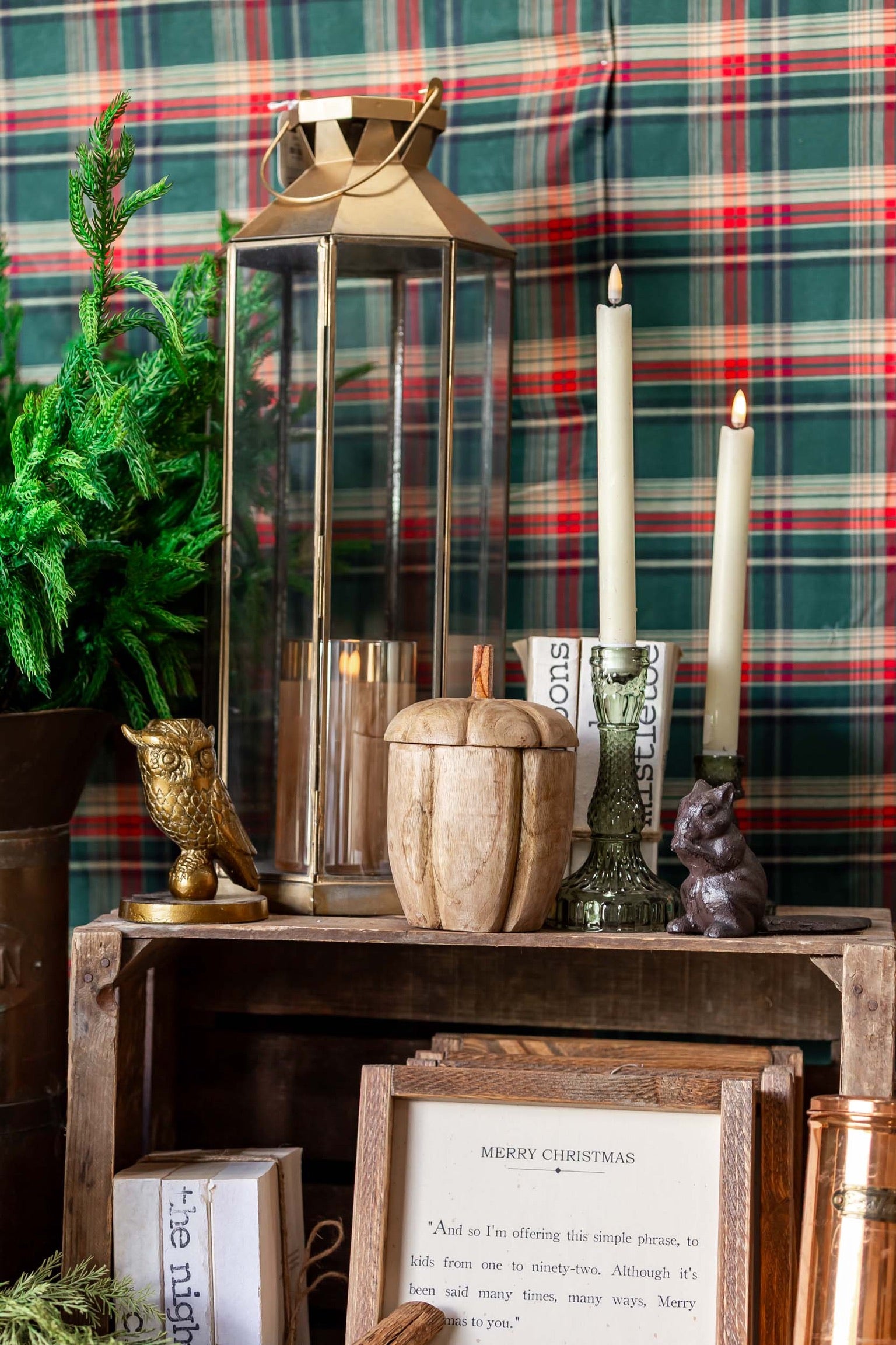 Hand-Carved Mango Wood Acorn Jar Creative Co-Op
