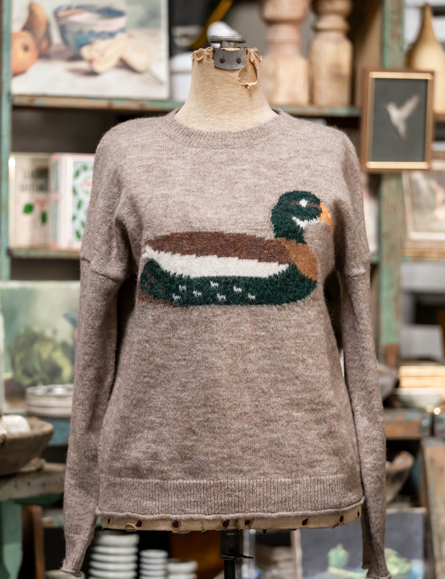 Cozy Mallard Sweater Pink Irene Wholesale