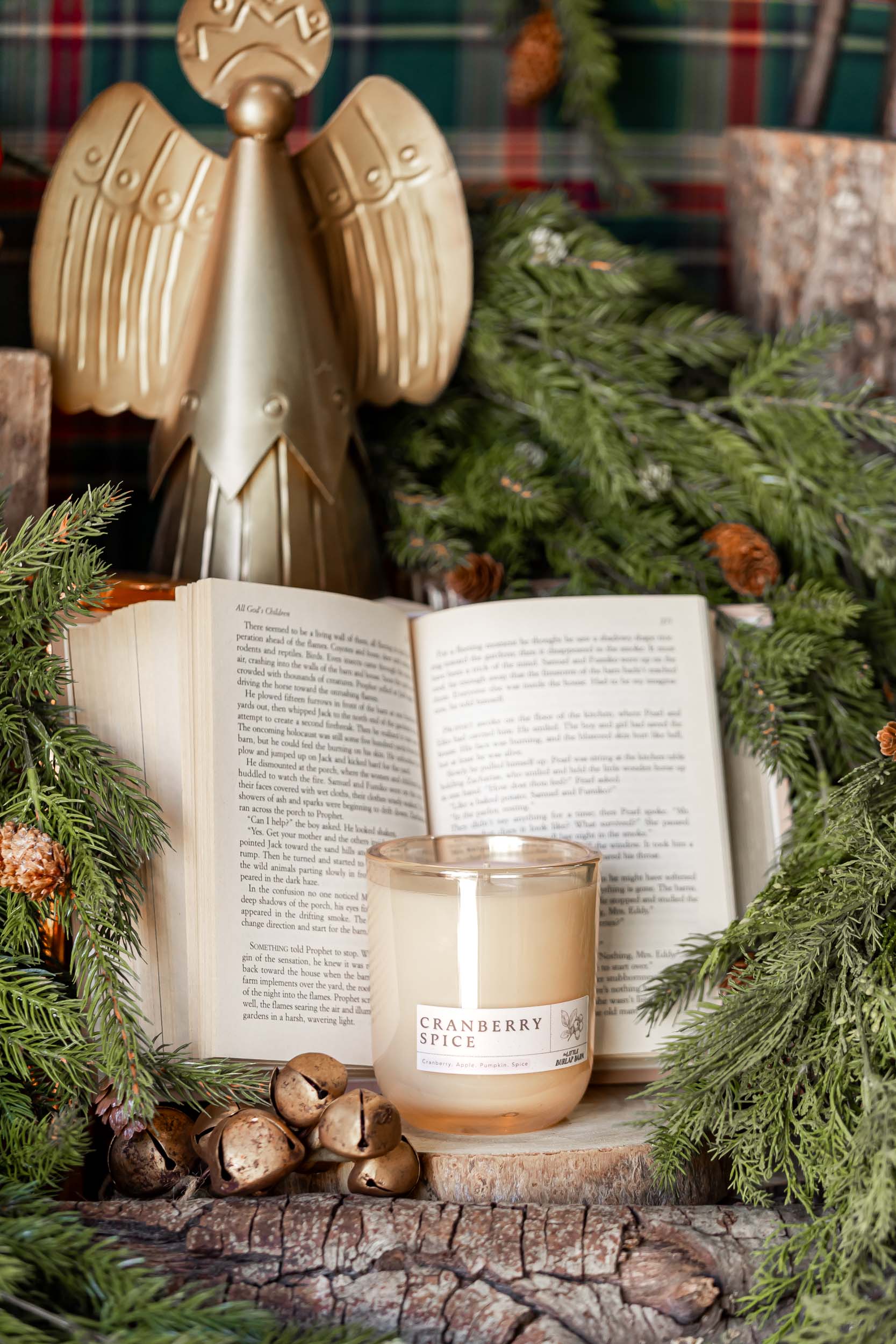 Cranberry Spice Champagne Glow Candle The Little Burlap Barn