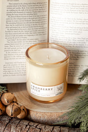 Cranberry Spice Champagne Glow Candle The Little Burlap Barn