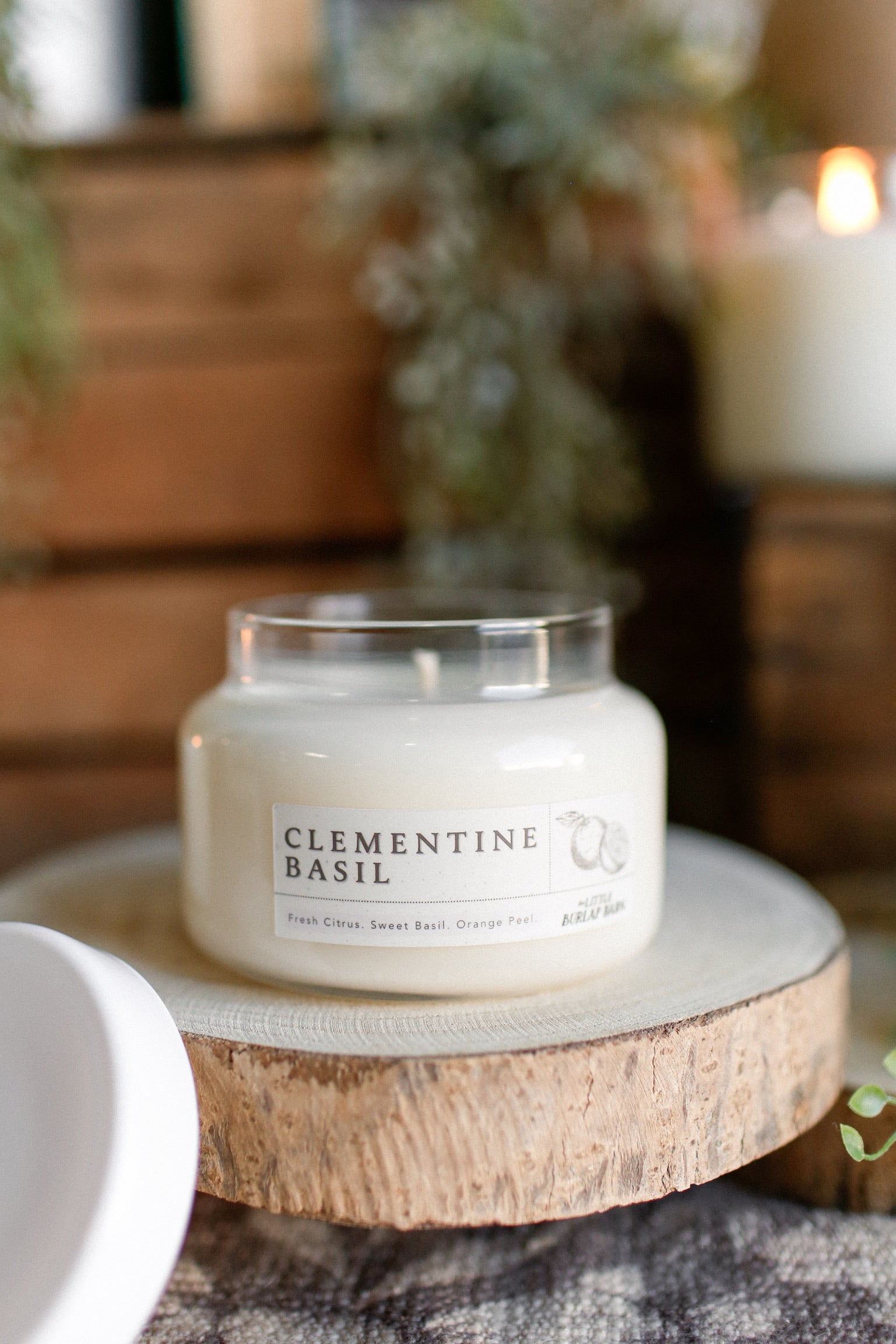 Apothecary Candle-Clementine Basil