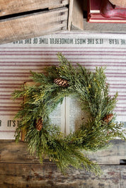Alpine Cedar Mini Wreath
