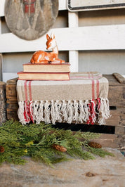 Christmas Plaid Fringed Runner