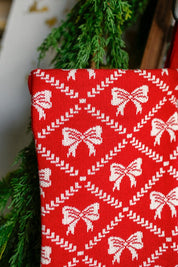 Red Bow Stocking