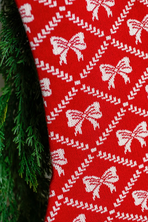 Red Bow Stocking