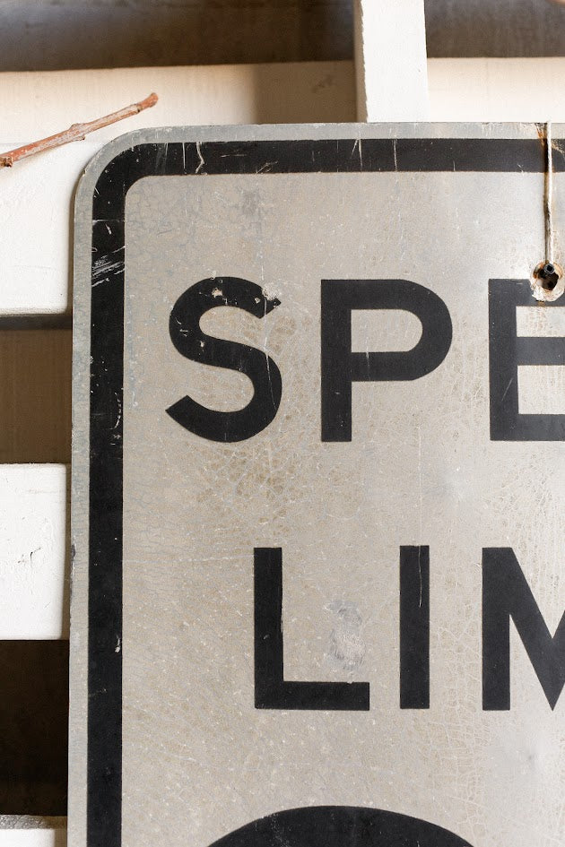 “Speed Limit 25” Street Sign (S)