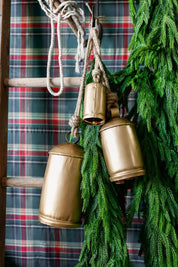 Aged Brass Bells (Set of 3)