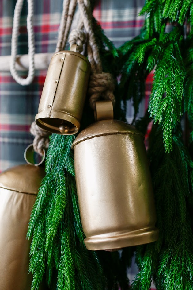 Aged Brass Bells (Set of 3)