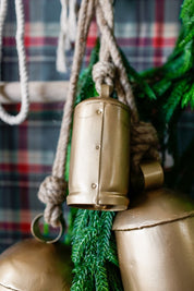 Aged Brass Bells (Set of 3)