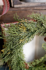Alpine Cedar Mini Wreath